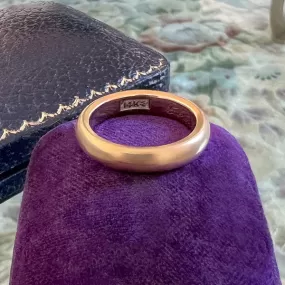 Antique Gold Wedding Band, Size 5.5