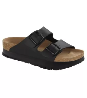 Birkenstock Papillio Arizona Pap Flex Platform Birko-Flor Black Sandal - 1027395