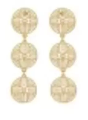 Classic Clover Chain Earrings