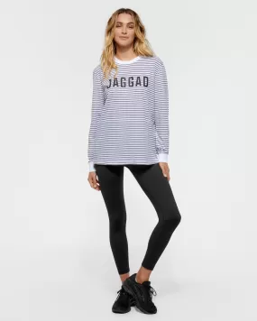 Classic Long Sleeve Tee Navy Stripe