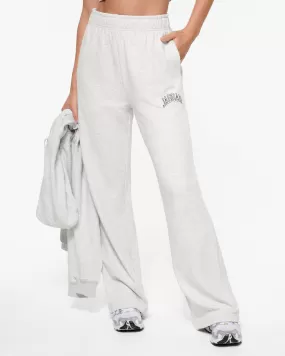 FREMONT WIDE LEG TRACKPANT LIGHT GREY