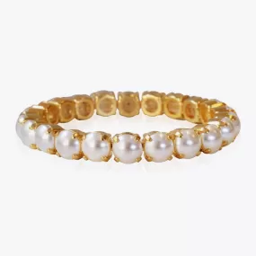 Gia Stud Bracelet / Pearl