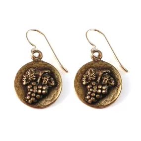 HARVEST GRAPE Classic Earrings - GOLD