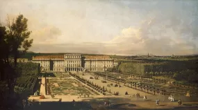 Imperial summer palace of Schnbrunn, garden faade