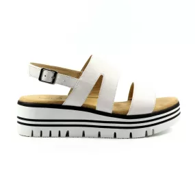 Ladies Lunar Sandal White Chunky Comfort Jocelyn sale