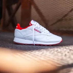 Mens Reebok Classic Leather (White/Red)