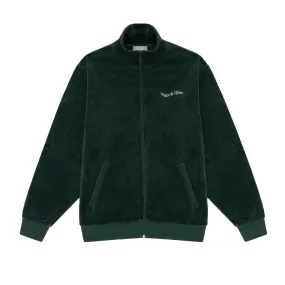 Museum Of Peace & Quiet Wordmark Velour Jacket Pine