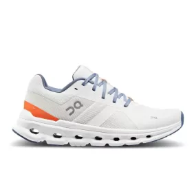 On Women's Cloudrunner Wide - Undyed-White/Flame