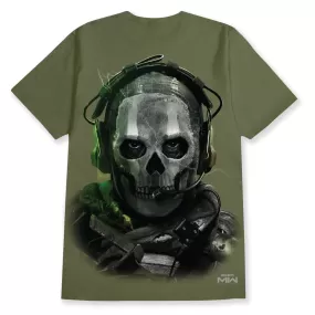 PRIMITIVE X CALL OF DUTY Ghost Graphic T-Shirt - Olive