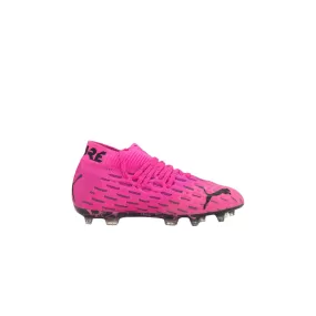 PUMA Future 6.1 Netfit FG/AG J Lace-Up Pink Synthetic Kids Football Boots 106200 03