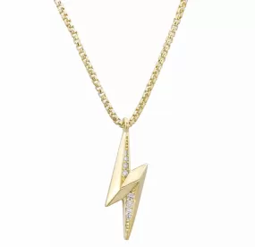 Strike Pave Long Necklace